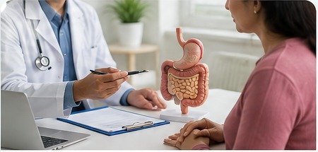 Digestive health consultation